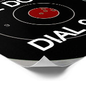 WE DIALEN NIET 911-DOELSTELLING POSTER (Hoek)