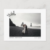 We Did Elopement Foto Aankondiging Briefkaart (Voorkant)