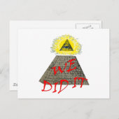 we did it briefkaart (Voorkant / Achterkant)