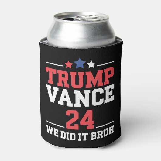 We Did It Bruh We Won Trump Vance 47e  Blikjeskoeler (Blikje Voorkant)