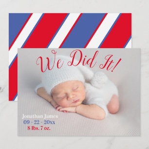 We Did It Foto-statistieken Script Geslacht Neutra Aankondiging