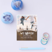 We Did It ONTLUCHT FOTO Huwelijk RECEPSIE Budget Flyer (Enkel)