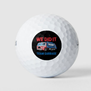 We Did It Team Afval Trump President 47 VS Golfballen