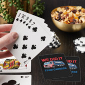 We Did It Team Afval Trump President 47 VS Pokerkaarten (Insitu)