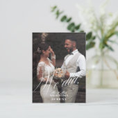 We did married Flat Announcement Card Aankondigingskaart (Staand voorkant)