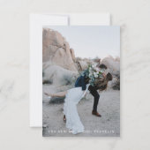 We Did - Uitnodiging Viering Gevluchte Huwelijksaa (Achterkant)