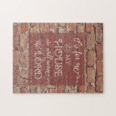 We dienen de Heer - Joshua 24:15 Legpuzzel (Horizontaal)