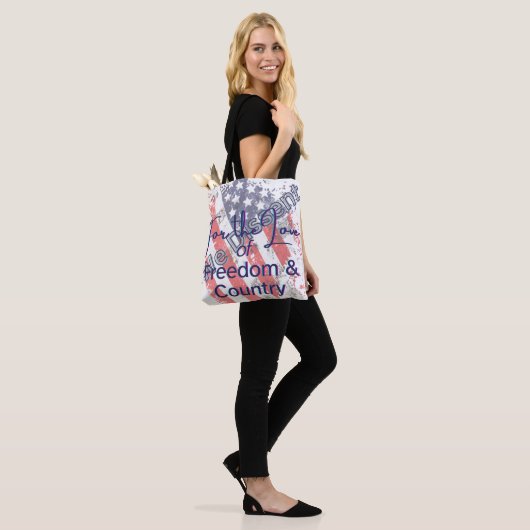We Dissent for the Love of Country Tote Bag (Op model)