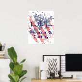 We Dissent uit Liefde voor Land Poster (Thuiskantoor)