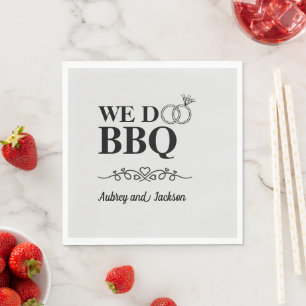 We Do BBQ Betrokkenheid Servet