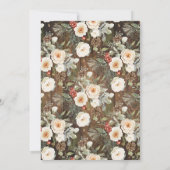 We do BBQ Couple Shower Country Winter Wedding Kaart (Achterkant)