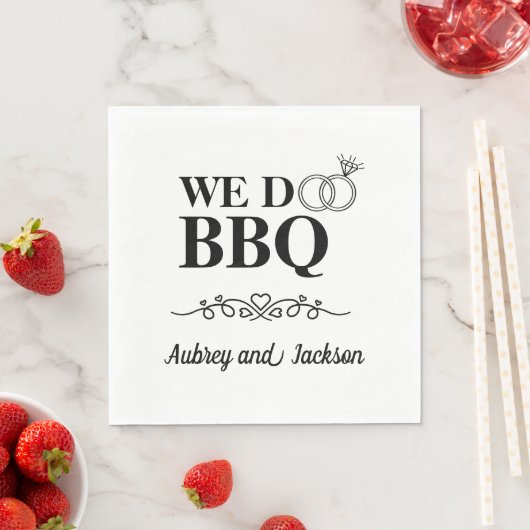 We Do BBQ Verloving Servet (Insitu)