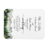 'We Do' Bergen en Pines Uitnodiging voor het Huwel Magneet (Horizontaal)