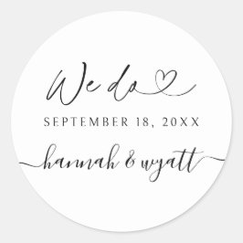 We Do Boho Trouwlabel Uitnodiging Envelope Zegels