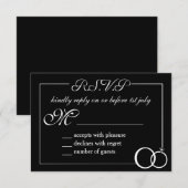 We Do Bruiloft RSVP Kaartje (Voorkant / Achterkant)