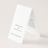 We Do Calligraphy Trouwkaart Lange RSVP Kaart (Achterkant)