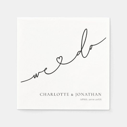 We Do Elegante Oefendiner Servetten (Voorkant)