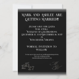 We Do Formal Save the Date