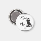 We Do Formal Save the Date Magneet (Voorkant / Achterkant)