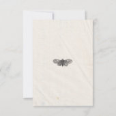 WE DO Geperste bloemen Natuurlijke en Eenvoudige B Save The Date (Achterkant)