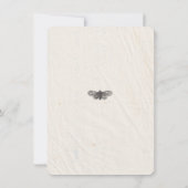 WE DO Geperste Bloemen Shabby Garden Chic Bruiloft Kaart (Achterkant)