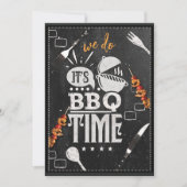 We Do It's BBQ Time Zomer Party Uitnodiging (Voorkant)