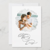 *~* WE DO Koppel FOTO RSVP + QR  AR6 Trouw Invi Kaart (Voorkant)