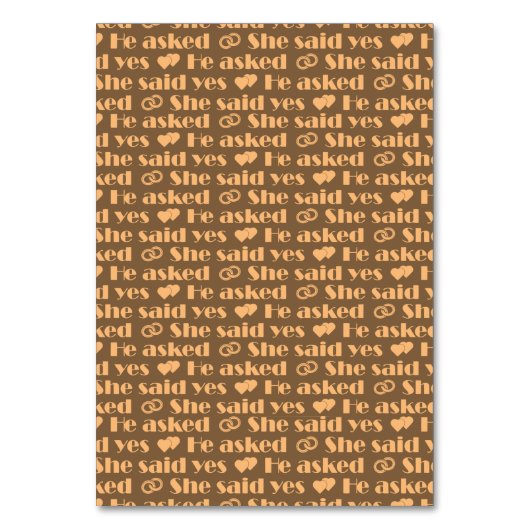 We Do - Modern Typografisch Trouwtafelnummer Kaart (Achterkant)