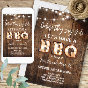 We Do Retro Rustic Verloving Feest Kaart