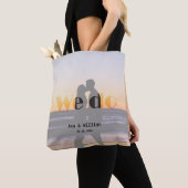 We Do - Romantische zomer zonsondergang bruiloft g Tote Bag (Dichtbij)