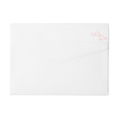 We Do | Roze moderne typografie bruiloft (Achterkant)