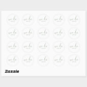 We Do Trouwdatum Zegel Sticker (Vel)