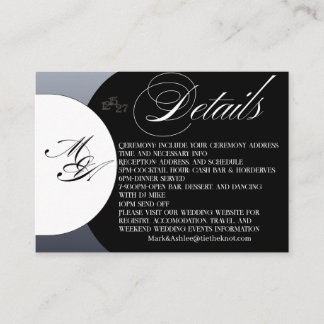 We Do Tuxedo Collection Details Enclosure Card Informatiekaartje