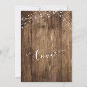 We Do Typografie Rustisch Houten Jubileum Kaart (Achterkant)