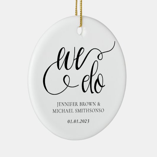 We do wedding custom photo keramisch ornament (Rechts)