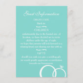 We Do Wedding Informatiekaartje (Voorkant)