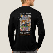 We Do What We Want – Freedom Is Our Nature Animal  Tri-Blend Shirt (Achterkant volledig)