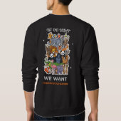 We Do What We Want – Freedom Is Our Nature Animal  Trui (Achterkant)