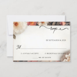 We doen acryl drama aziatisch dikke koreaanse brui RSVP kaartje