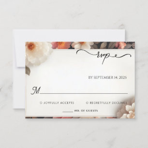 We doen acryl drama aziatisch dikke koreaanse brui RSVP kaartje