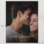 We doen - alles in één BW - QR - 5 foto bruiloft m Briefhoofd (Achterkant)