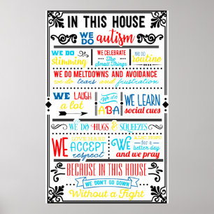 We doen autisme poster