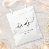 We doen bewerkbare kleur bruiloft gunst zakken bedankzakje (Geknipt)