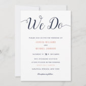 We doen bloemenbruiloft uitnodigingen (Voorkant)