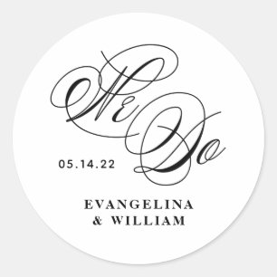 We doen bruiloft gunst Sticker