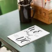 WE DOEN bruiloft Kaart