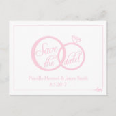 We doen bruiloft opslaan van de datum Briefkaart ( (Voorkant)