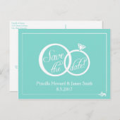 We doen bruiloft opslaan van de datum Briefkaart (Voorkant / Achterkant)