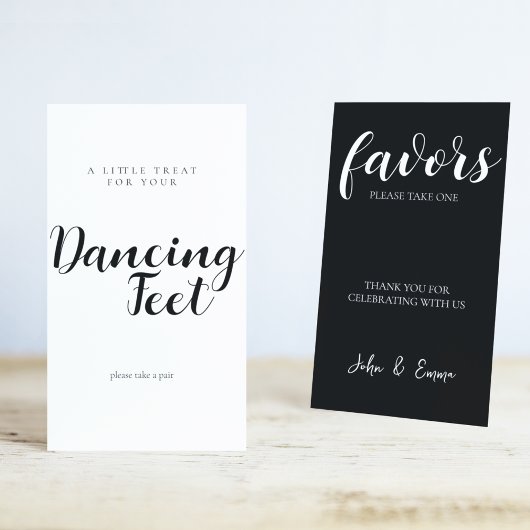 WE DOEN bruiloft Reclamebord Met Voetstuk