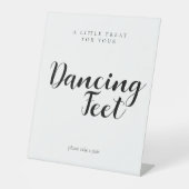 WE DOEN bruiloft Reclamebord Met Voetstuk (Voorkant)